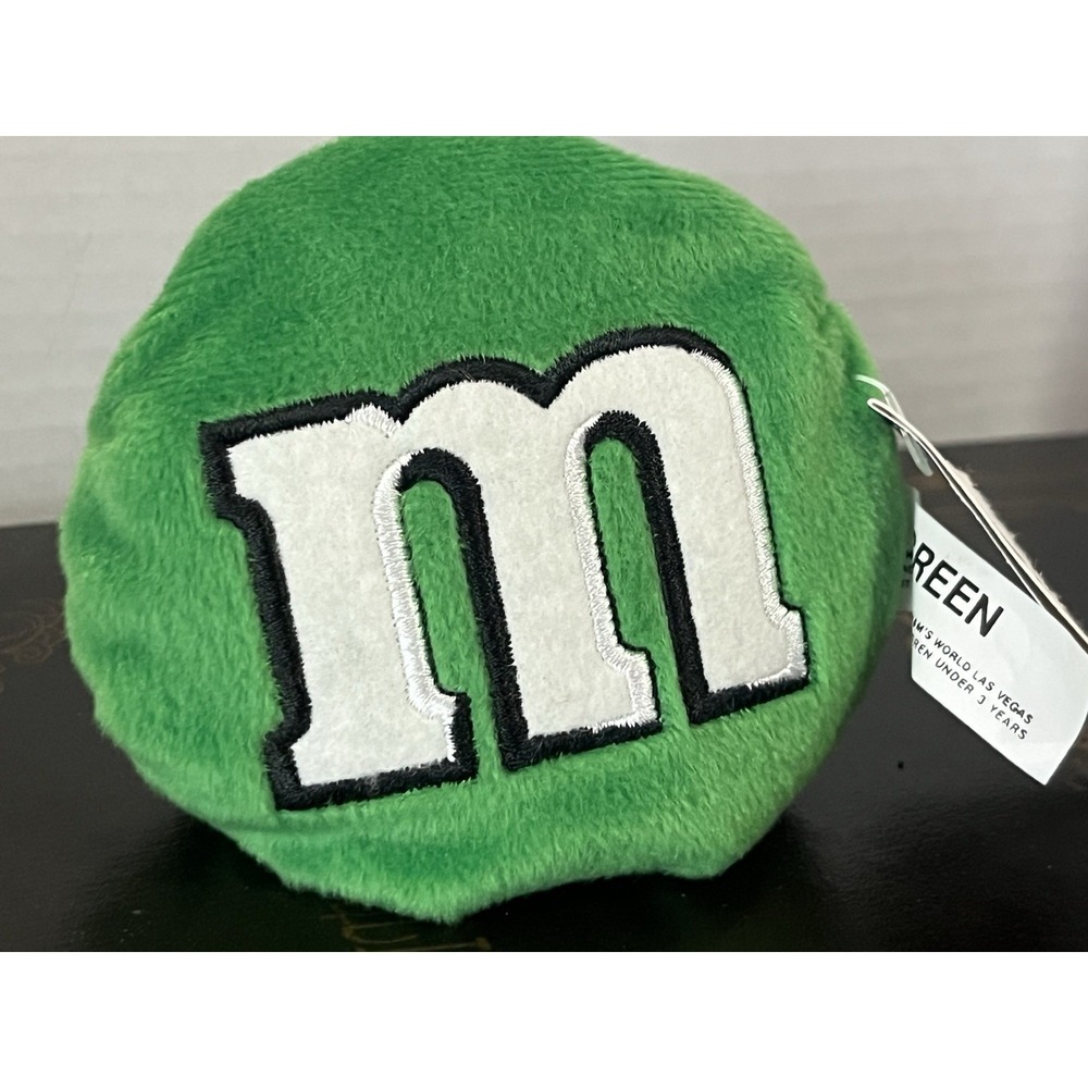 Green M&M Beanie Plush New Las Vegas NWT‎ - Picture 3 of 3